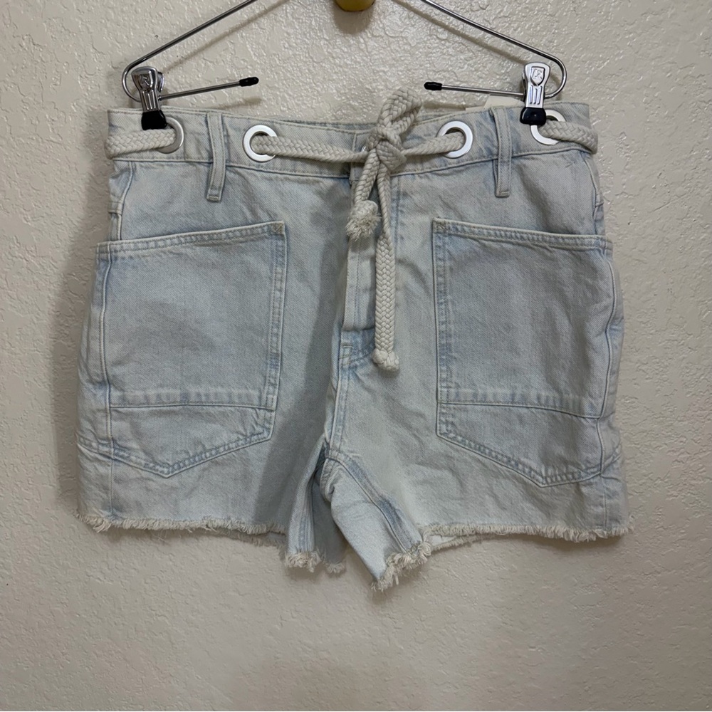New Free People We The Free Moxie Barrel Shorts - Picture 5 of 13